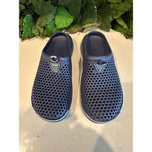 Breathable Mesh Navy Blue Slip-On Sport Clogs For Men & Women Size 40 Lightweigh